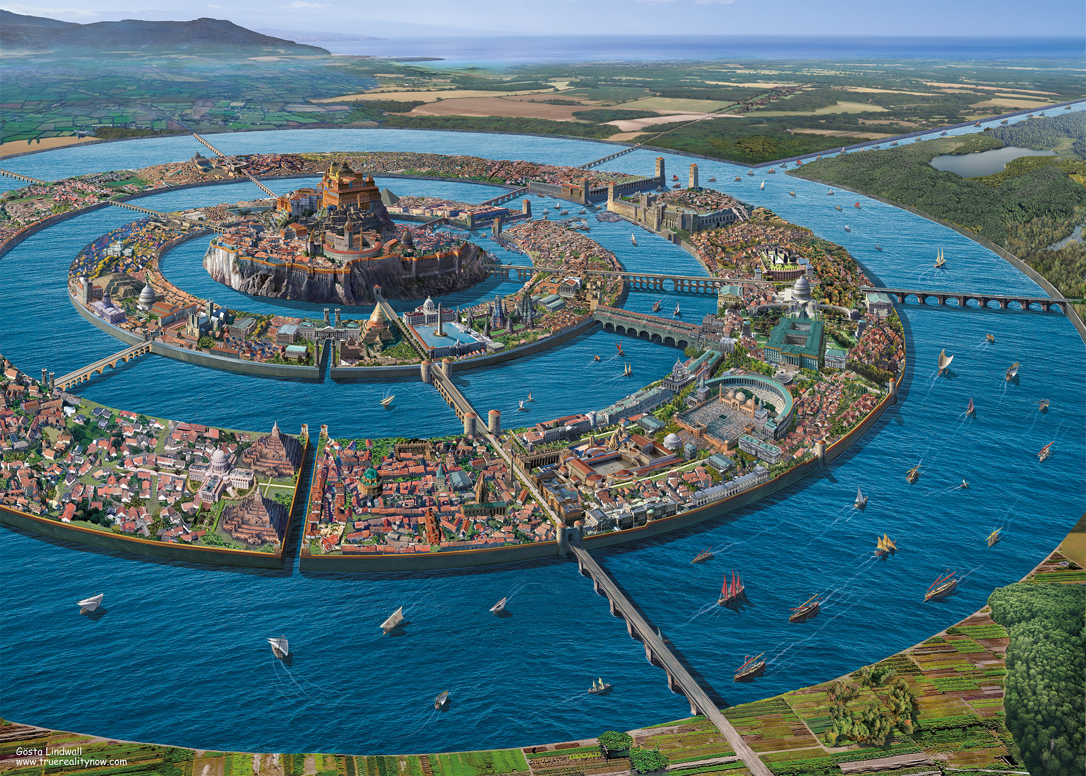Illustration of Atlantis